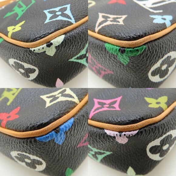 LOUIS VUITTON Black Monogram Pouch - Picture 4 of 9